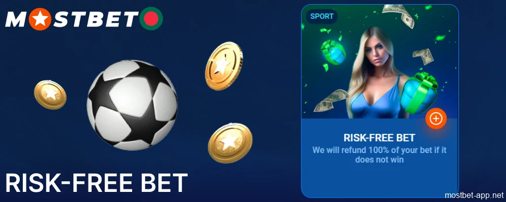 Risk-Free Bet bonus on Mostbet app available for players from Bangladesh